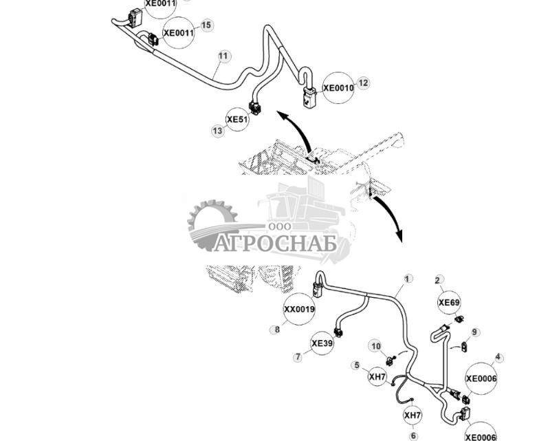 Жгут проводов, задние габаритные огни и фонарь двускатного колеса (2 из 2) - ST847882 376.jpg